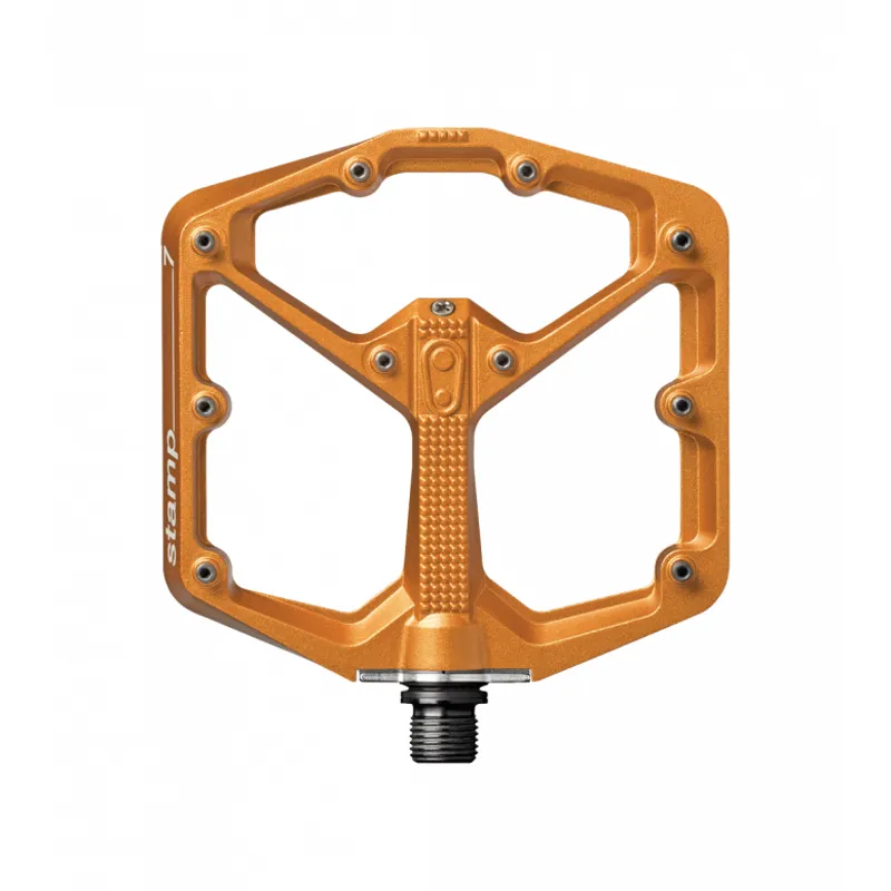 Crankbrothers Stamp 7 Flat Pedals in Orange